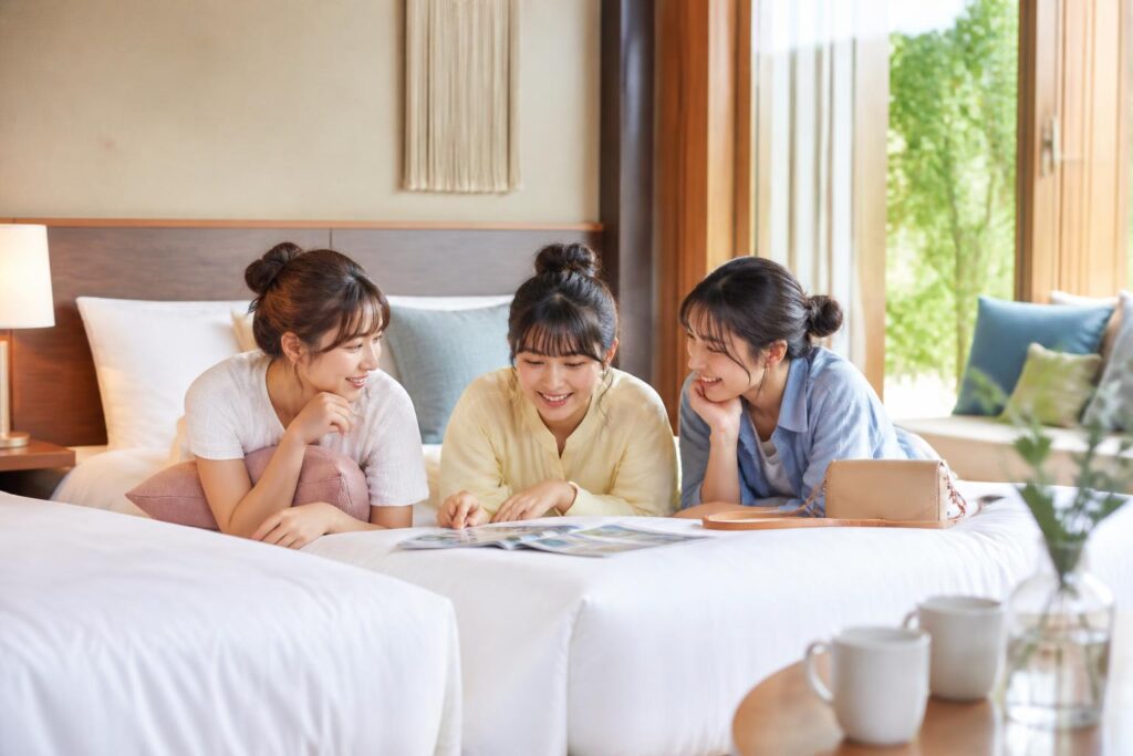 九州のインスタ映えする温泉宿で楽しむ女子会の過ごし方は？