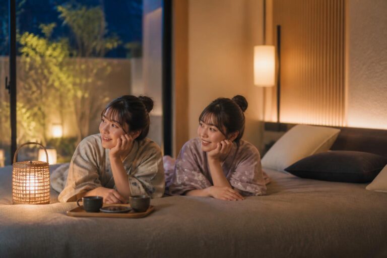 女子旅で2人で泊まれる映える宿は？