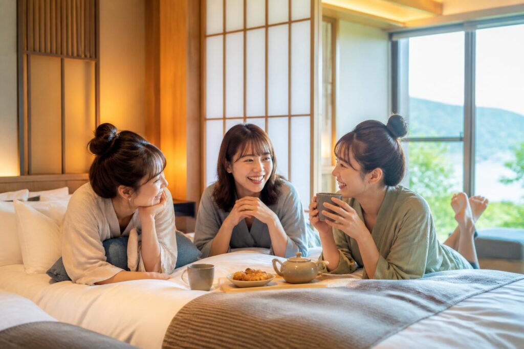 女子旅で映える冬の宿は？