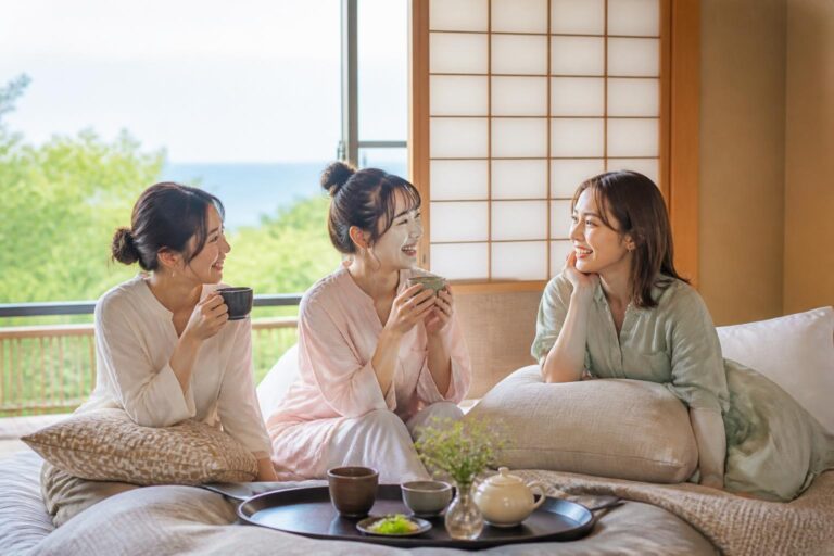 女子旅で3人で泊まれる映える宿は？